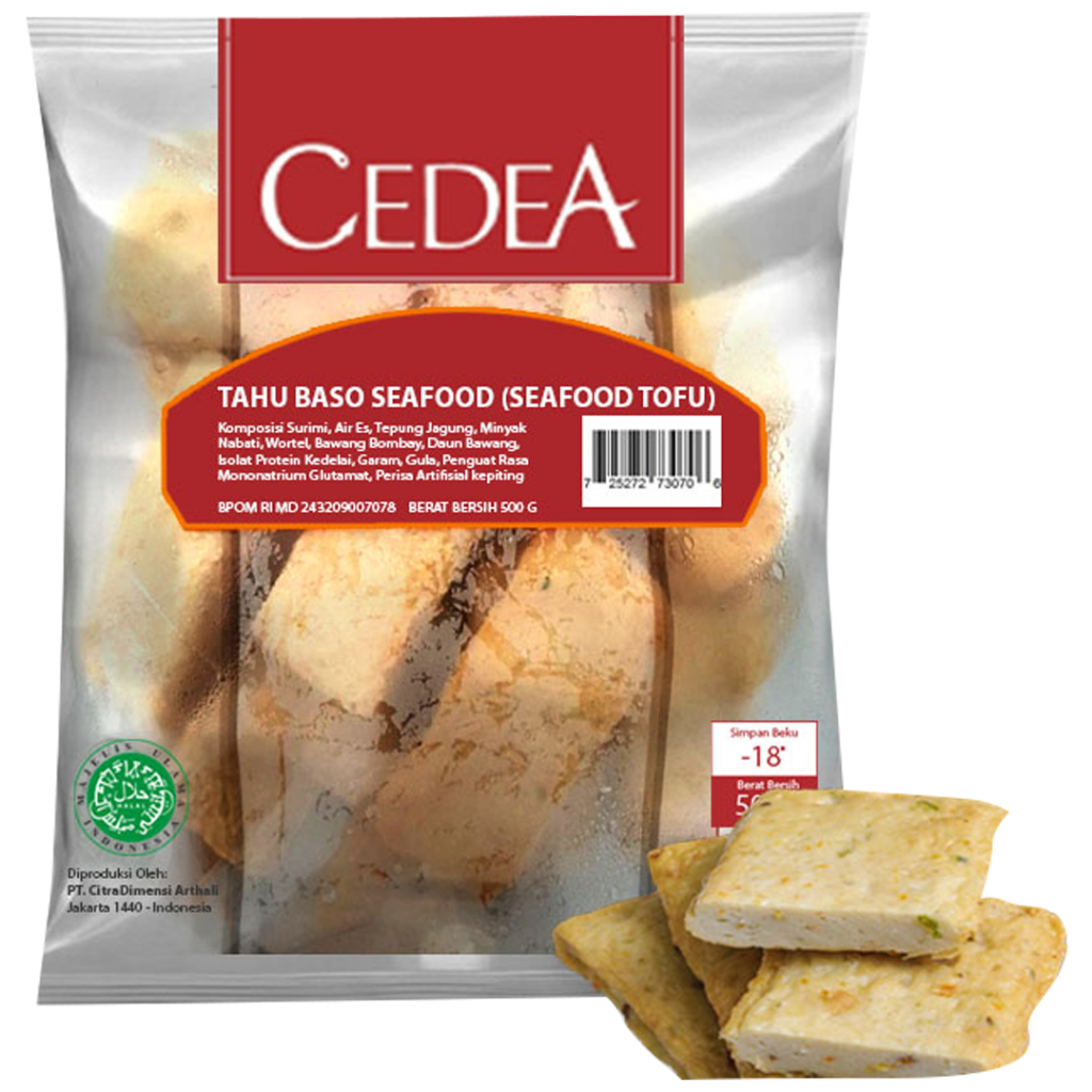 

CEDEA Tahu Bakso Seafood 500gr (Tahan suhu ruangan 3hari)