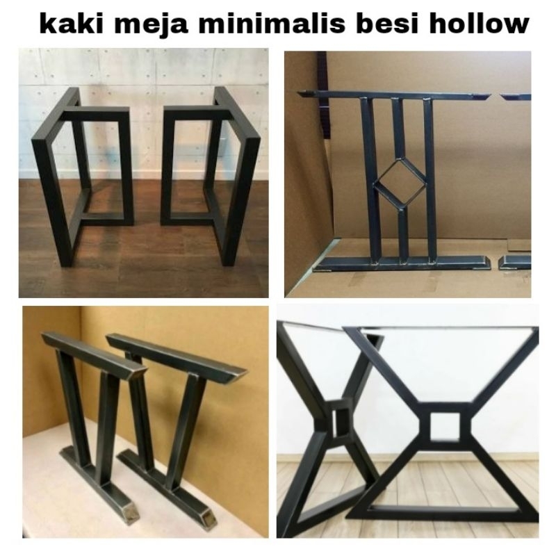 meja minimalis murah bahan besi hollow
