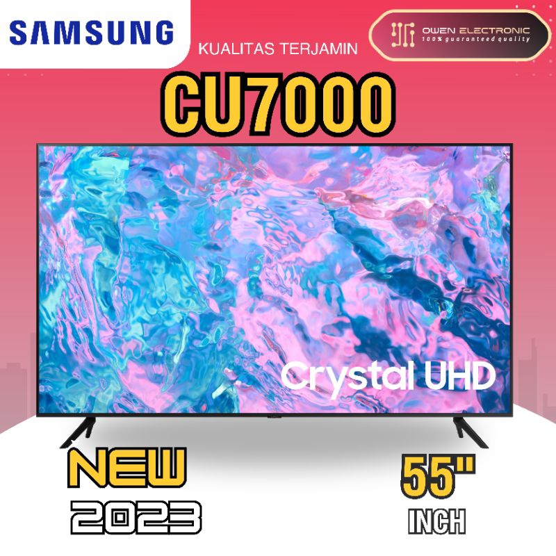 TV Samsung 55CU7000 UHD Smart TV 55 Inch Samsung UA55CU7000KXXD / UA55CU7000