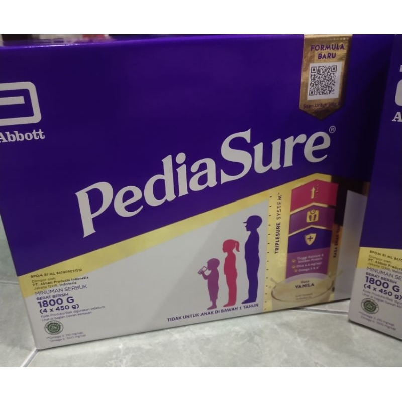 

pediasure triplesure system susu bubuk pedia sure 1800g