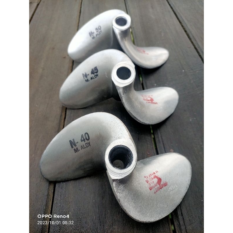 Kipas kapal balap AS 3/4  baling baling perahu  (thailand) modif N40,N45,N50 siap pakai