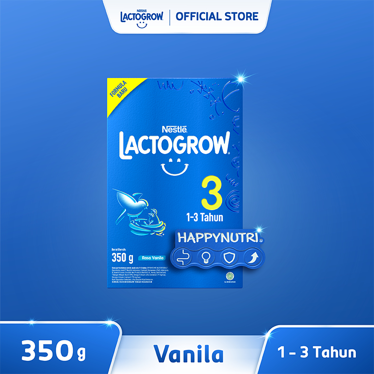 LACTOGROW 3 VANILA MADU 350GR