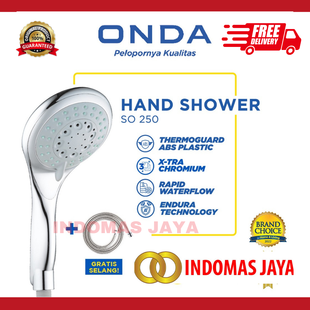 ONDA Hand Shower / Shower Mandi SO 250 HAND SHOWER ONDA SO 250