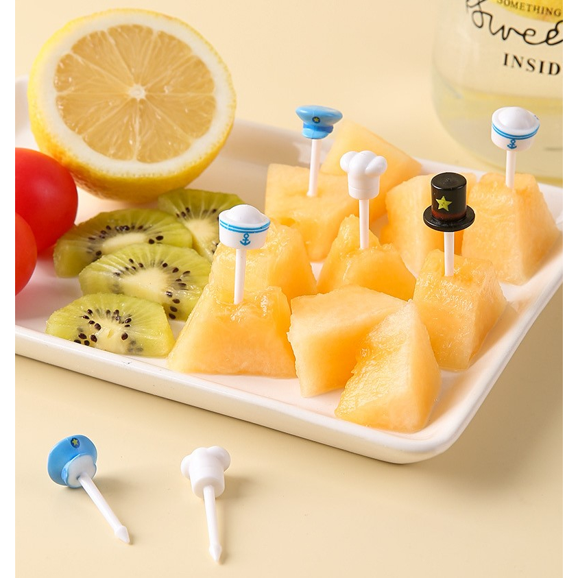 Dream Job Hat Food Pick / Tusuk Bento Topi Profesi Hiasan Sosis Bekal