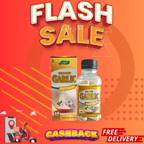 

EKSTRAK GARLIC 60 KAPSUL ASLI ORIGINAL MENGONATI DARAH TINGGI