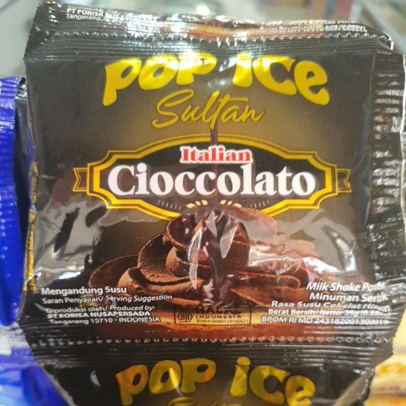 

Pop Ice SULTAN Cioccolato 1renceng (10pcs)