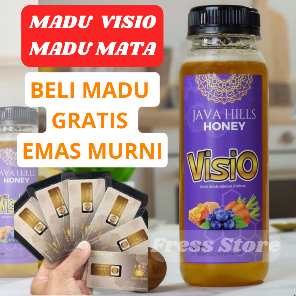 

Madu Visio Javahills java hills honey madu Mata Sehat Katarak Lemak Mata 330 Gram