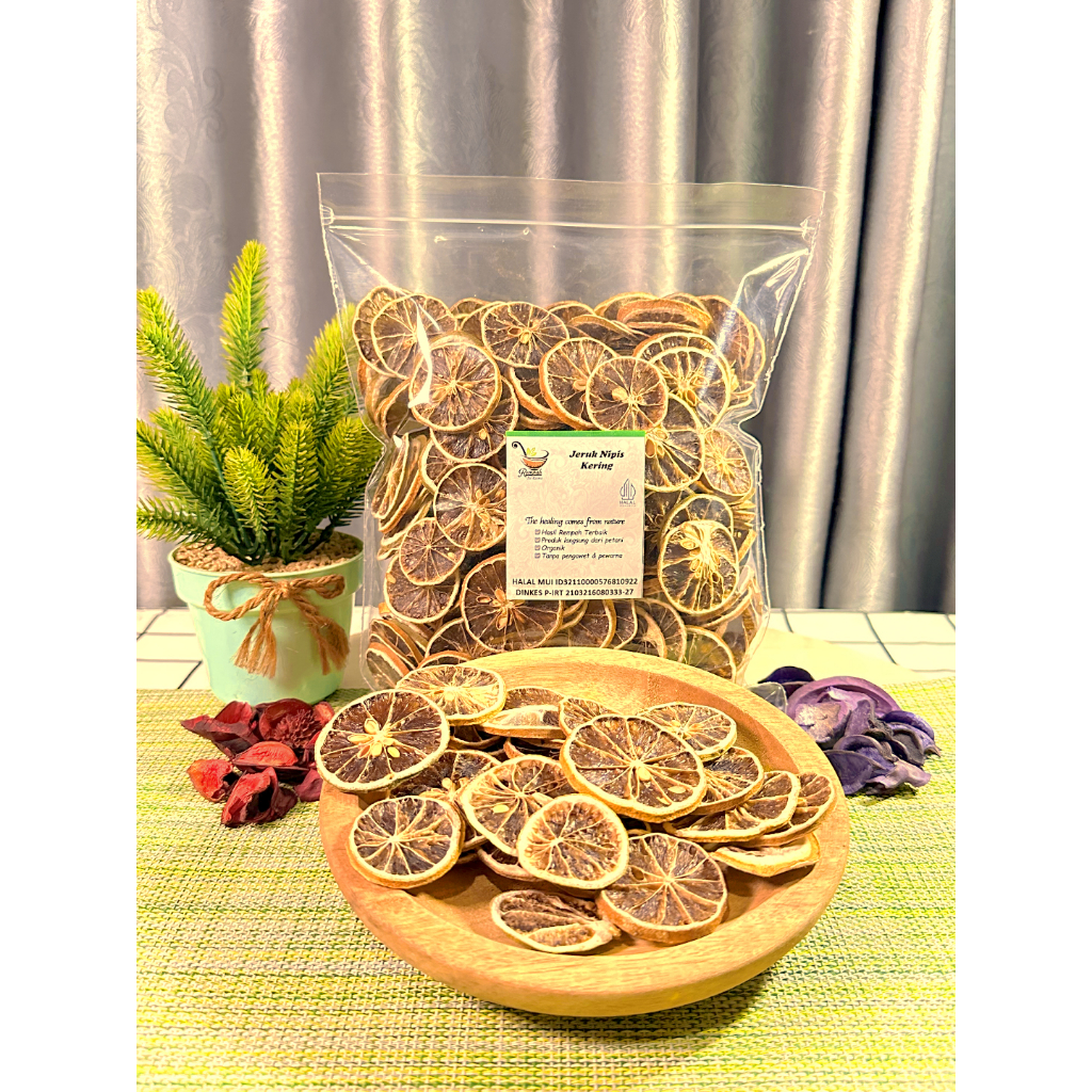 

wiw Jeruk Nipis Kering 500 gram / 100 gram Dried Lime Slice Rempah Bu Risma