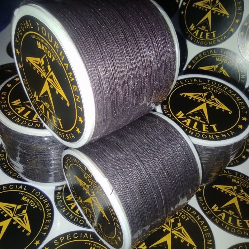 PROMO. Gelasan WALET BLACK GOLD MATOT - klos bogel - Harga 1 pack isi 10 pcs