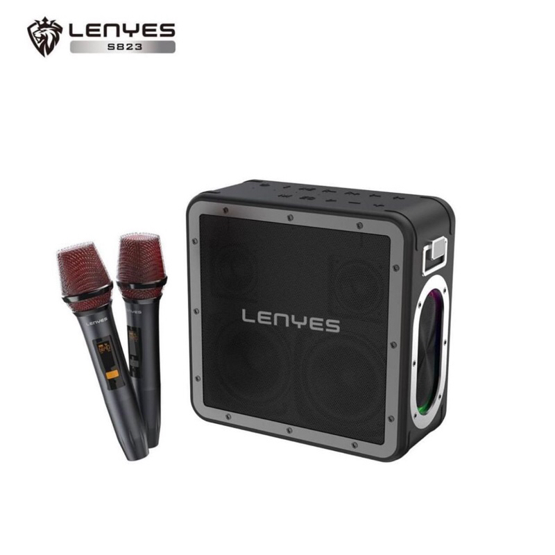 SPEAKER LENYES S823 160W Outdoor KTV Wireless / Speaker + Microphone Karaoke Bluetooth 5.0 DSP Super