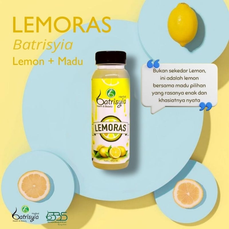 

100% Murni!! lemon peras segar + madu Batriysia LEMORAS, cocok untuk diet, sakit store dan kesehatan