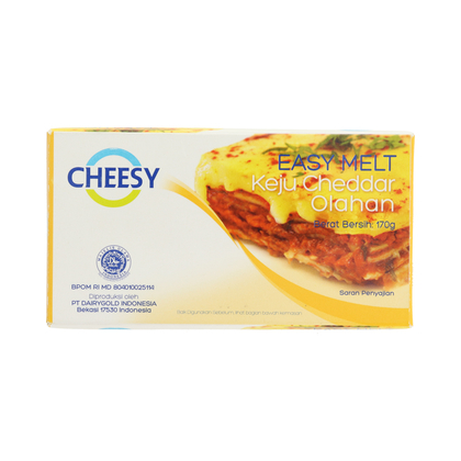 

Cheesy Easymelt Cheddar Cheese 170gr