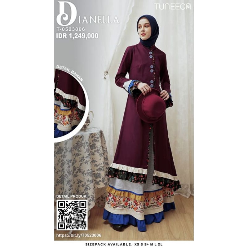 Tuneeca My Lady Dianella gamis T-0523006