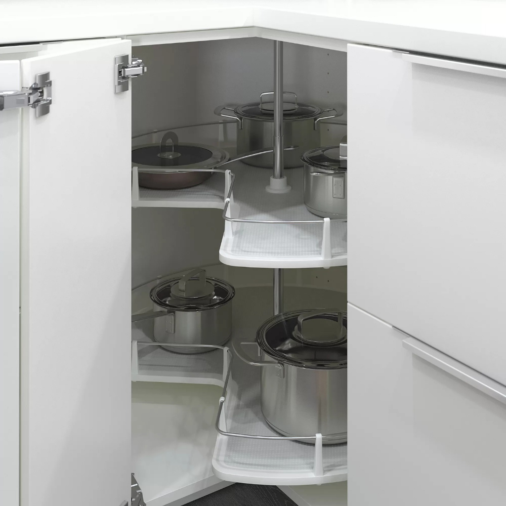 Rak Sudut Dapur putar 270 rak sudut tarik putar Rak lemari sudut Rak Sudut Putar  Rak tarik dapur