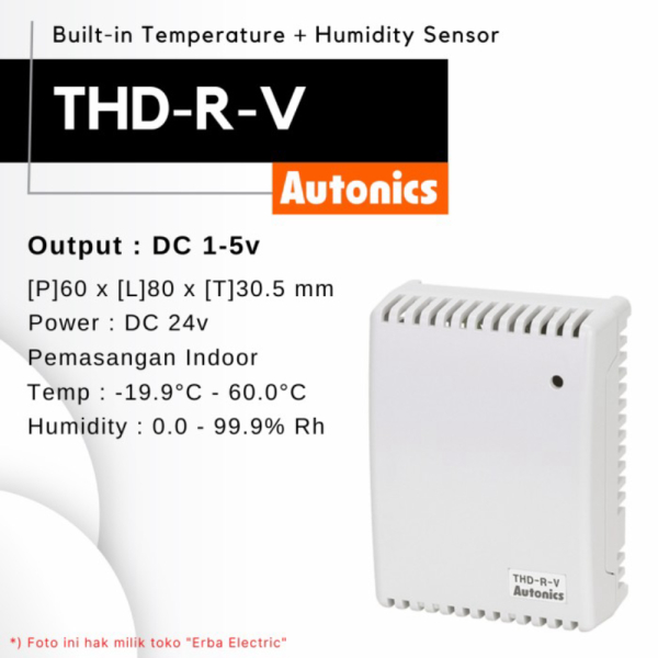 

Autonics THD-R-V Temperature Humidity Sensor Transducer Original Diskon