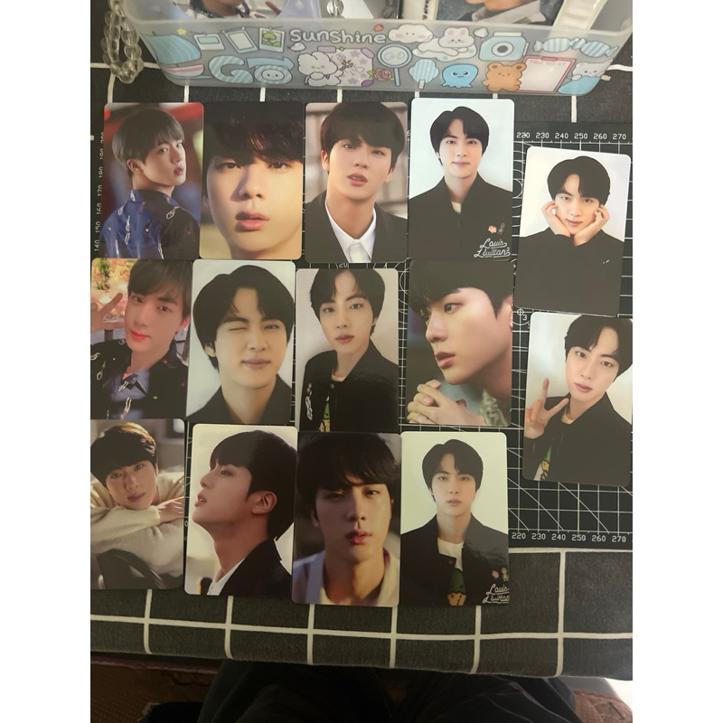 sharing PHOTOCARD JIN DICON BTS