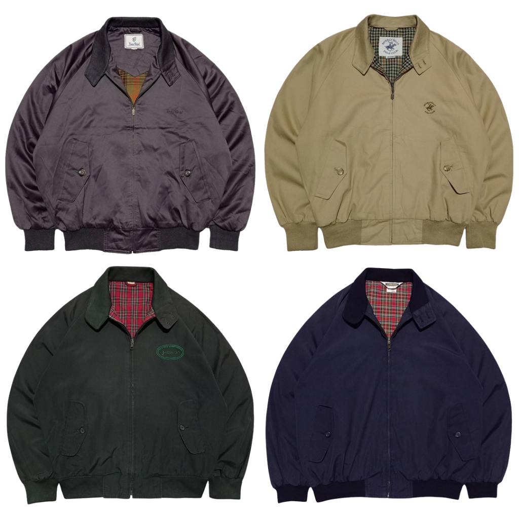 Harrington jacket | jaket vintage | flight jacket  | harington | casual work jacket | windbreaker | 