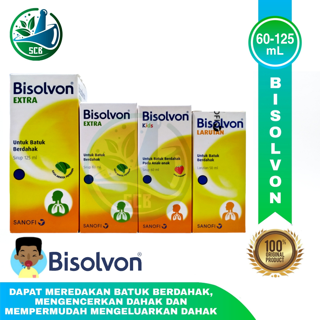 Bisolvon Syrup / Sirup Batuk Berdahak Anak
