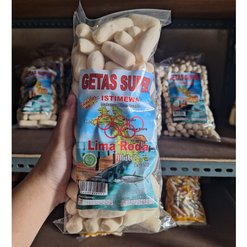 

GETAS CAP LIMA RODA - SNACK / MAKANAN RINGAN KHAS BANGKA