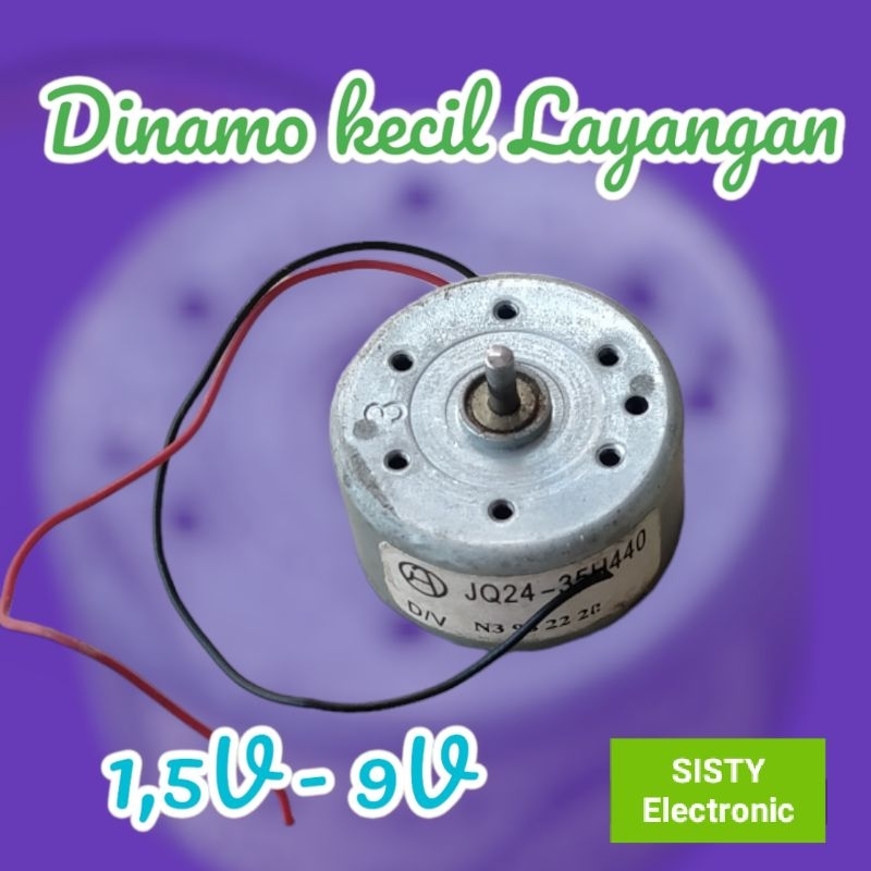 Dinamo Layangan Dvd Kecil 1,5v - 9v Mulus