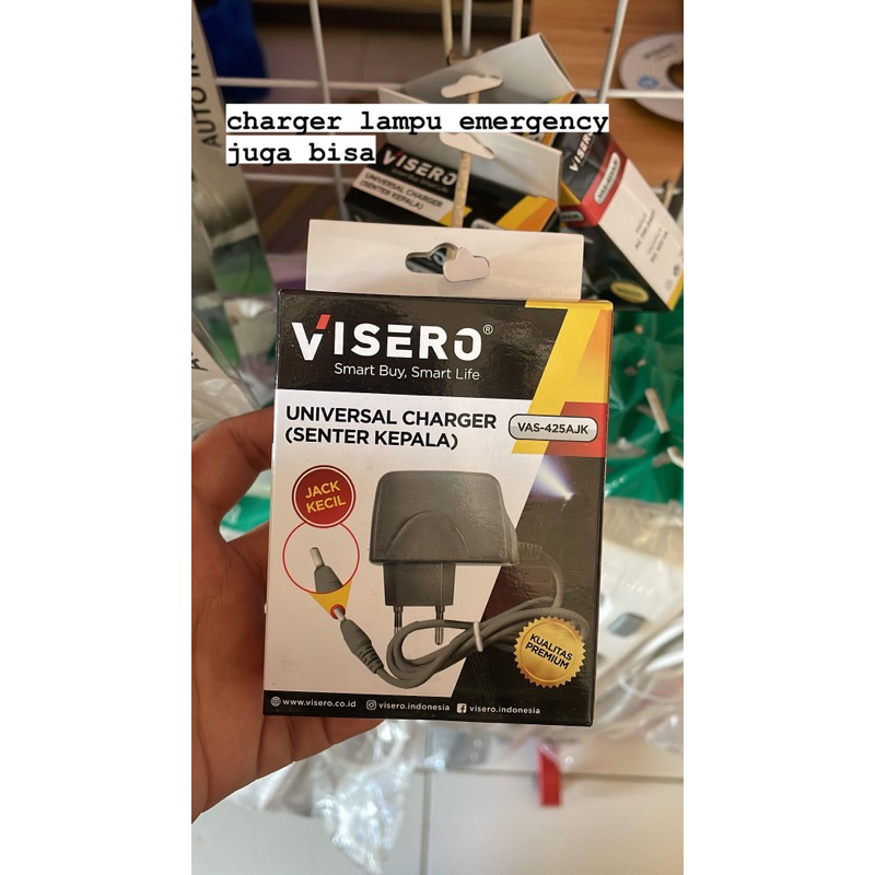 CHARGER LAMPU EMERGENCY VISERO
