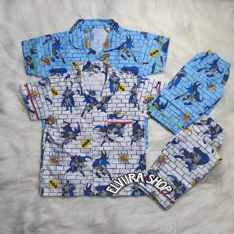PIYAMA ANAK COWOK 1-10 TAHUN / PIYAMA ANAK COWOK KARAKTER / BAJU TIDUR ANAK COWOK VIRAL / BAJU ANAK