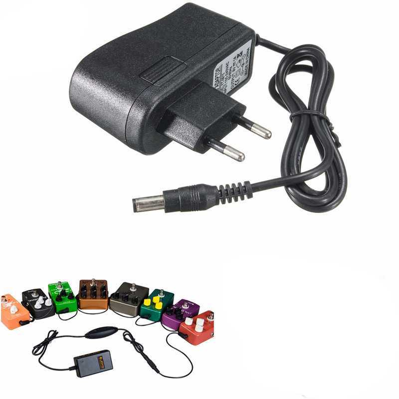 Adaptor Pedal Efek Gitar Distorsi 9V 1A 5mm - Taffware YErY-0910 - Colokan Charger Gitar 9V Penggant