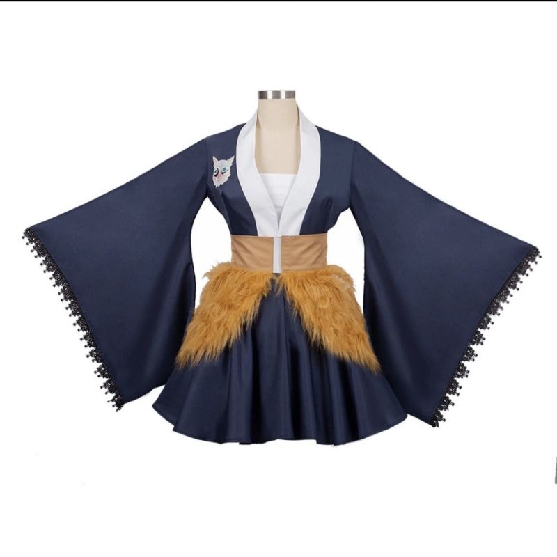 (PRELOVED) Dress Kimono Kimetsu No Yaiba (Inosuke)