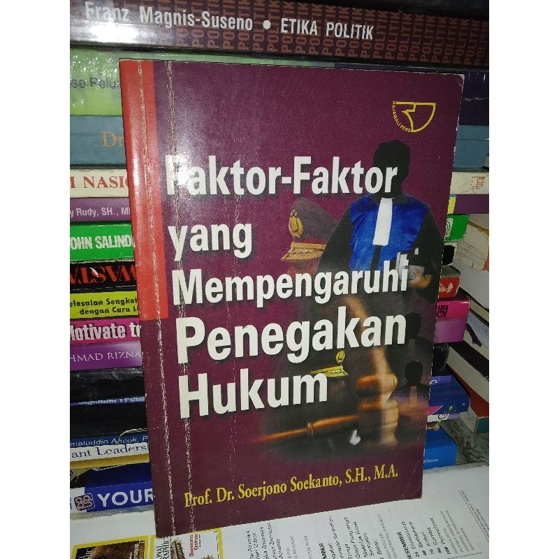 

faktor-faktor yang mempengaruhi penegakan hukum Soejono Soekanto