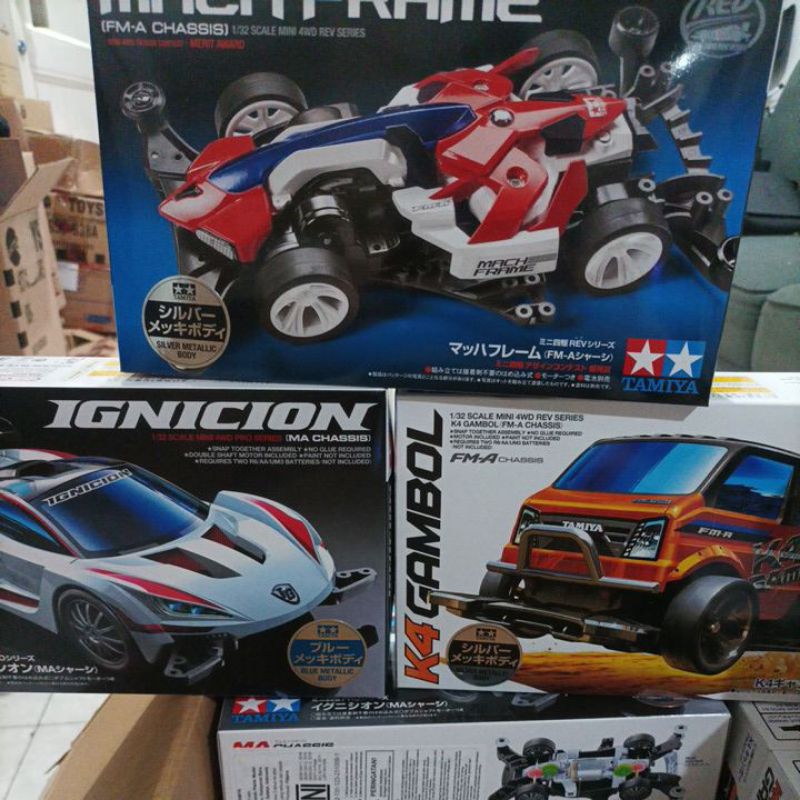 Tamiya metalic edition 95164 Mach frame 95163 k4 Gambol 95162 Ignicion