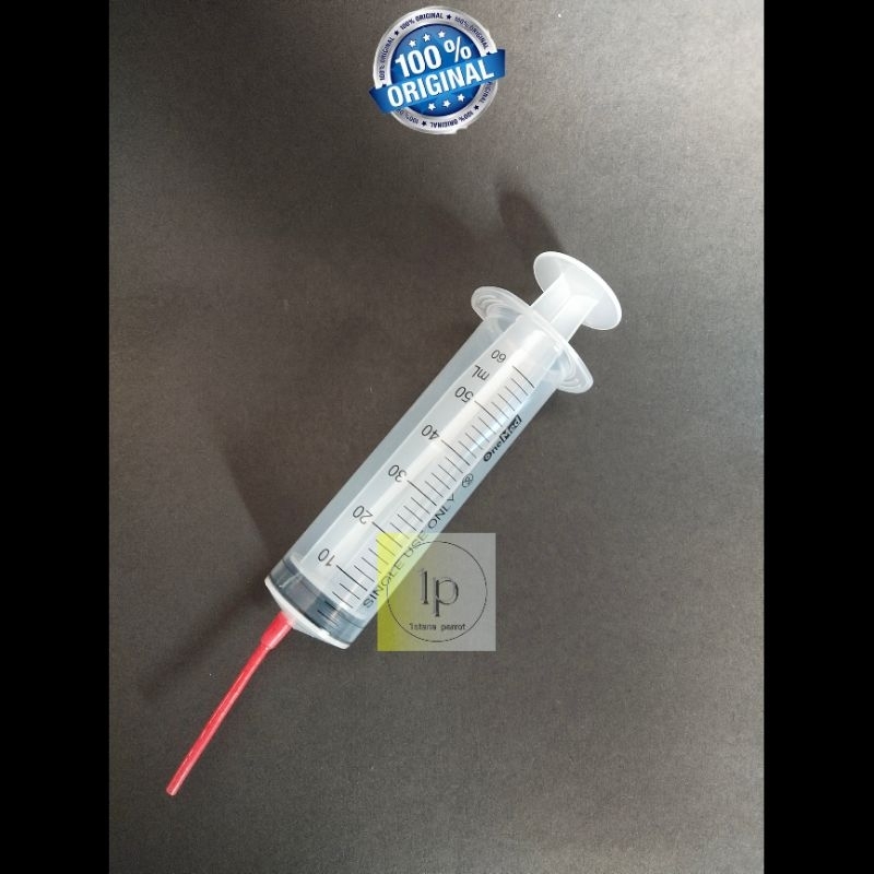 Spet /Lolohan  50ml-60ml, lubang samping (Free 2 karet loloh)