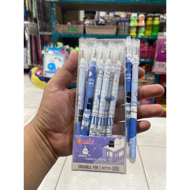 

Ballpoint Tinta Bisa Dihapus Vis1 ls/pak/12pcs