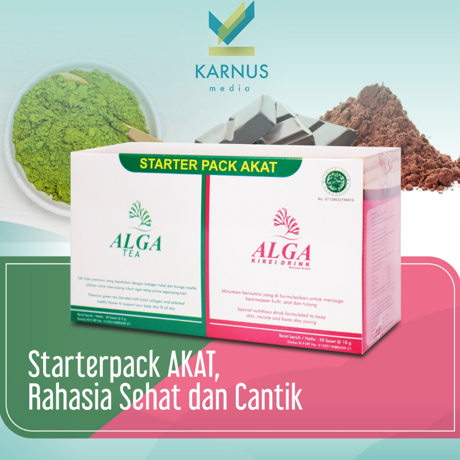 

AKAT Alga Kirei dan Alga Tea Anti Oksidan Tinggi Nutrisi Tulang Sendi Kulit