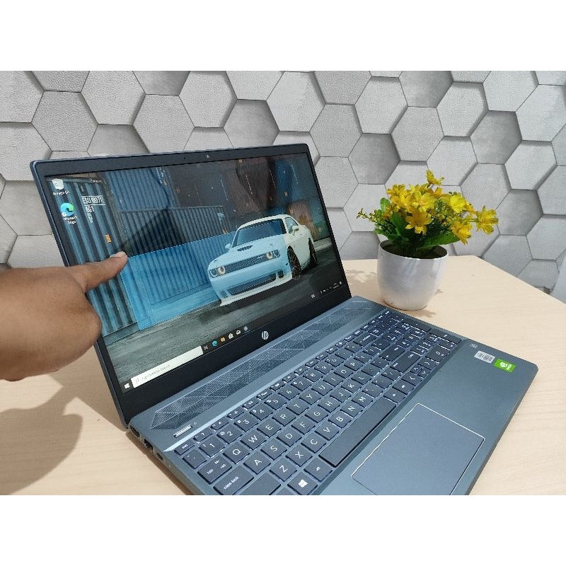 LAPTOP HP PAVILION 15 i7-1065G7 WITH NVIDIA GEFORCE MX250/RAM 32GB/SSD 1TB NVME/INTEL IRIS/TOUCHSCRE