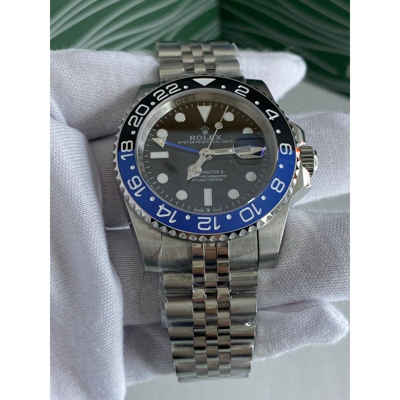 JAM TANGAN AUTOMATIC PRIA ROLEX GMT MASTER II BATMAN