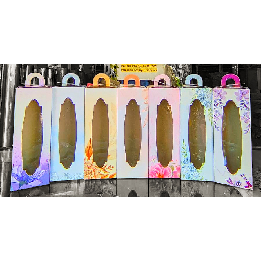 

BOX THUMBER/ BOX SOUVENIR 7x7x20 FULLCOLOR MINIM CHECKOUT HARUS 100 PCS