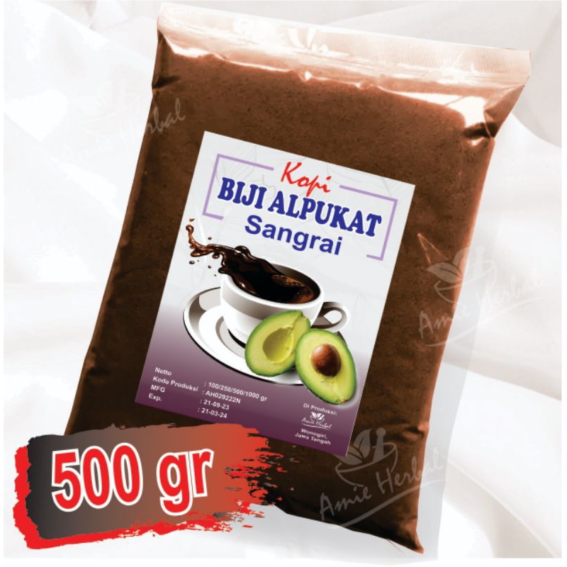 

kopi biji alpukat/avocado seed coffee powder. 500 gram