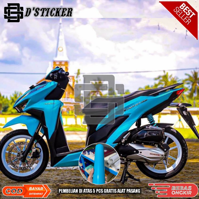 skotlet biru tosca glossy kualitas premium untuk body motor dan mobil