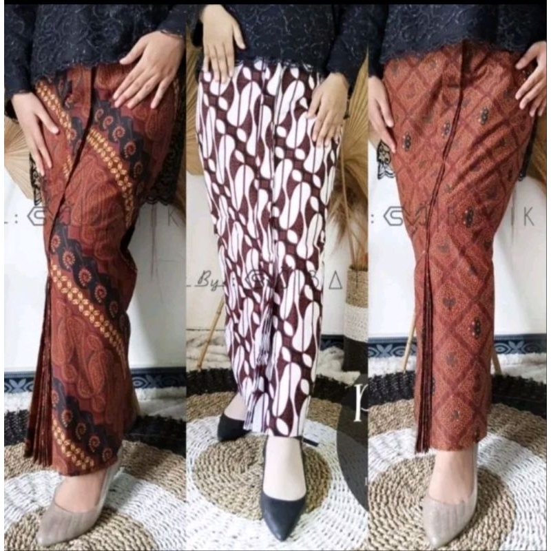 ROK BATIK SPAN WIRU BAWAHAN KEBAYA MODERN ROK BATIK LILIT CANTIK