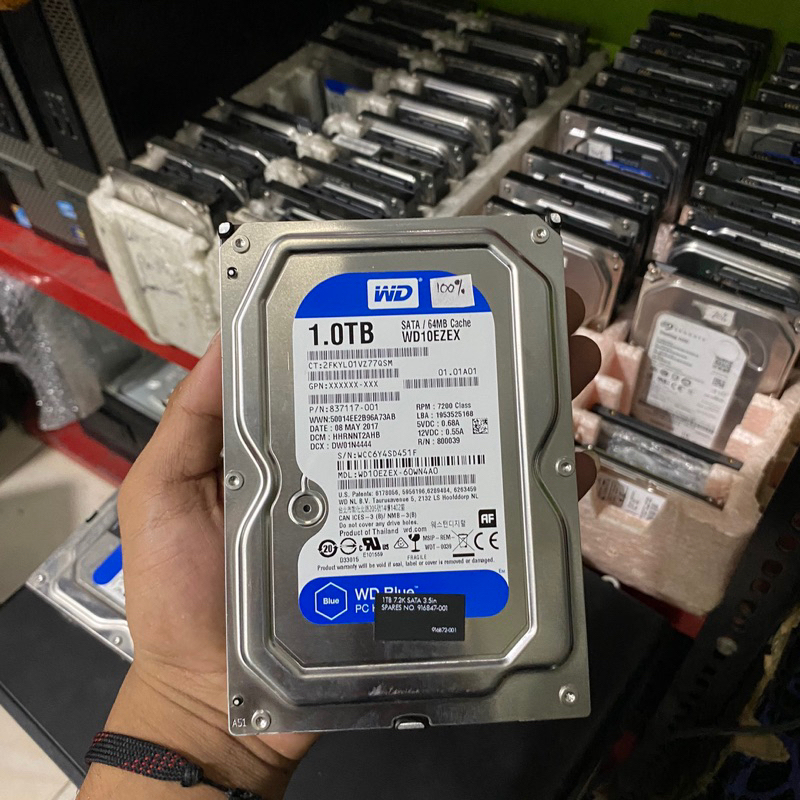 HARDISK SEAGATE/WD BLUE 1Tb/2TB 3,5” HDD INTERNAL 7200 RPM
