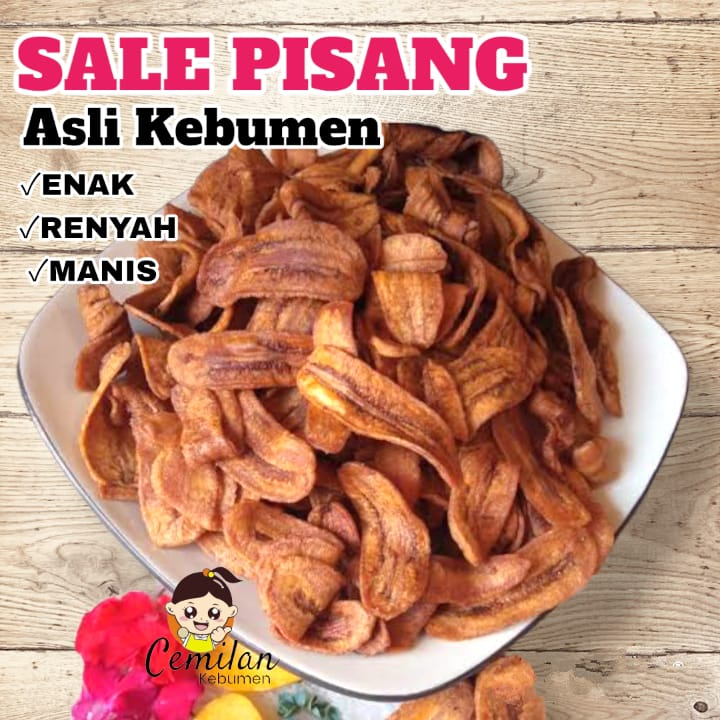 

Sale Pisang Kering Manis Khas Kebumen