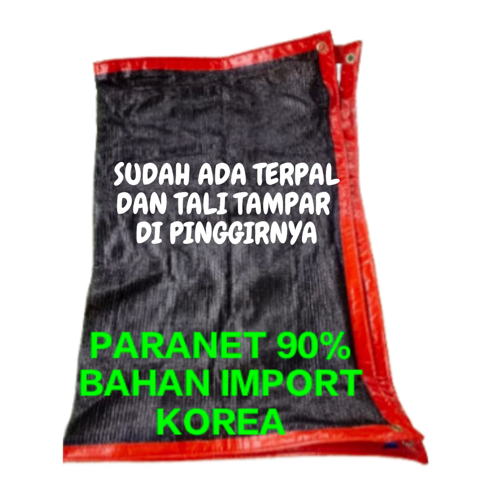 PARANET 90% SUDAH JAHITAN KUAT SIAP PAKAI