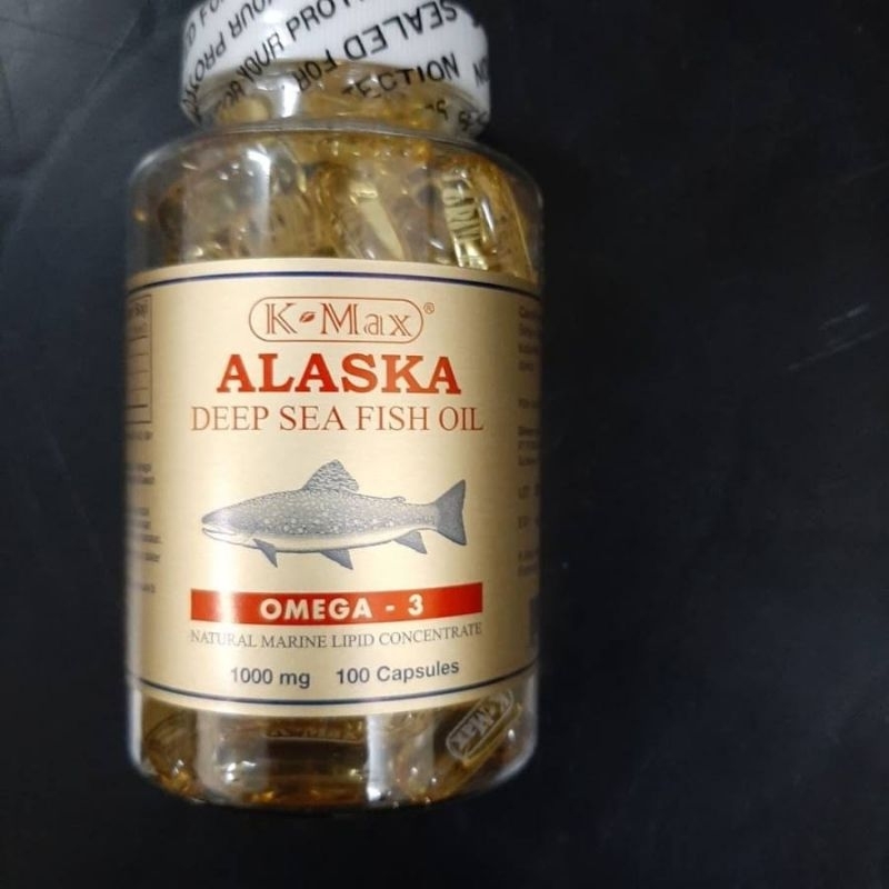 K-MAX OMEGA 3 ALASKA MINYAK IKAN OMEGA 3 KOLESTEROL