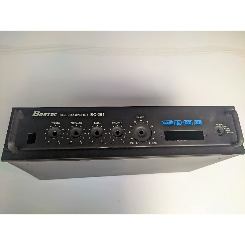 BOX POWER AMPLIFIER SOUND SYSTEM USB BC 201+USB BOSTEC