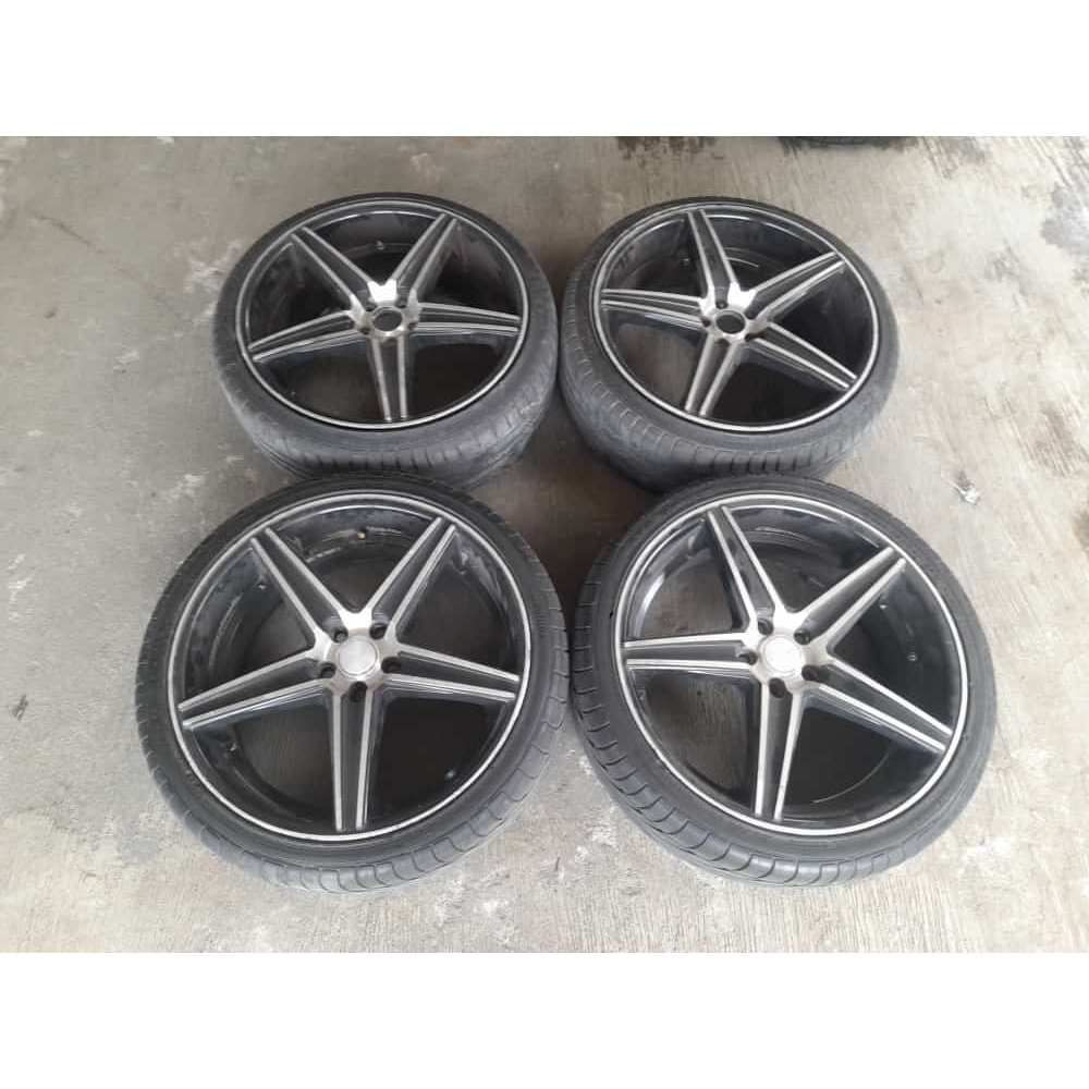 RESING VELG MOBIL SEKEN HSR EMISION RING 20 HOLE 5X114 + BAN U/ ACCORD ALPHARD