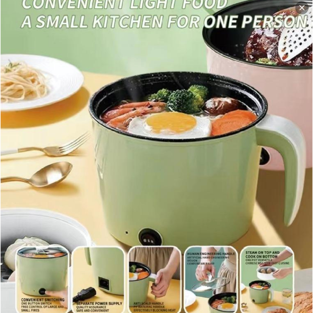 multifungsi electric fry pan / panci listrik lapisan keramik