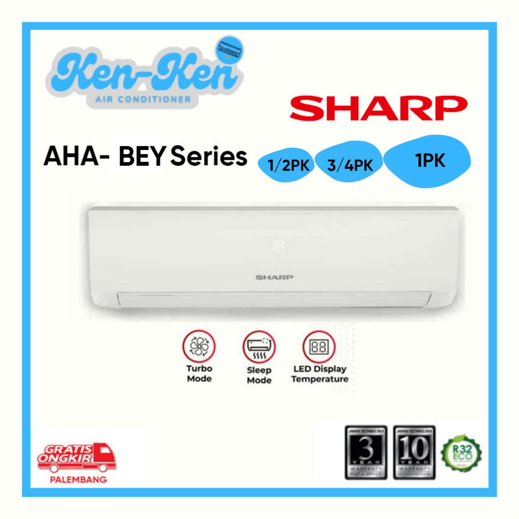 AC 1/2PK-1PK SHARP AHA-BEY AC SHARP STANDARD SERIES