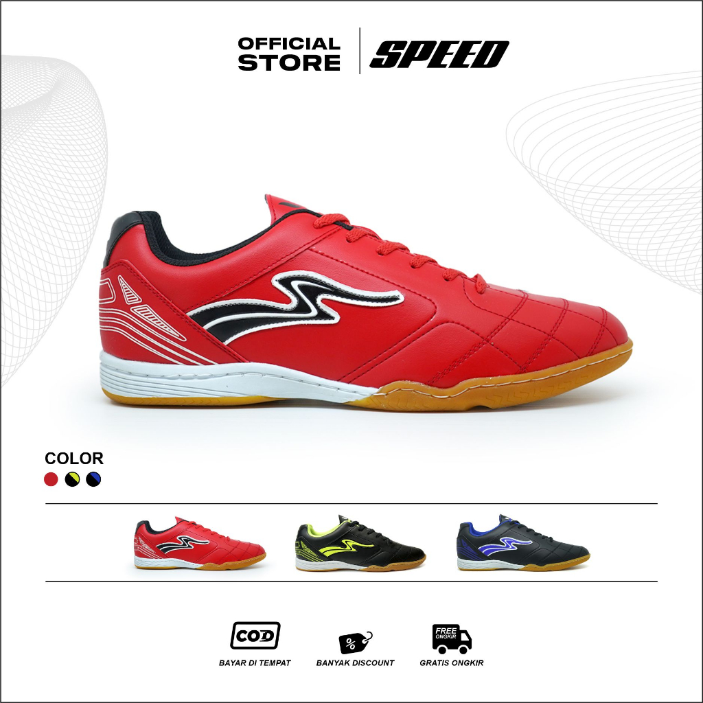 Speed - Arlo Series - Sepatu Futsal - sepatu soccer - sepatu sepak bola - futsal liga - futsal dewas