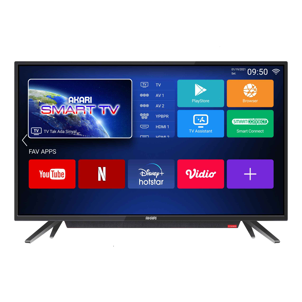 TV LED AKARI AT5555B - 55 Inch /Smart Android TV - 4K UHD