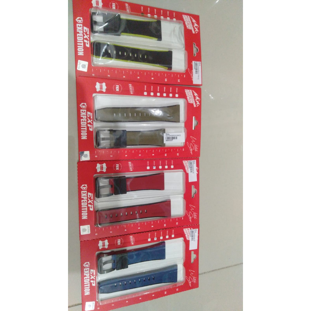 TALI RUBBER JAM TANGAN EXPEDITION 6782 E6782 ORIGINAL